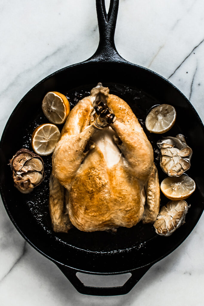 Garlic Lemon Rosemary Roasted Chicken