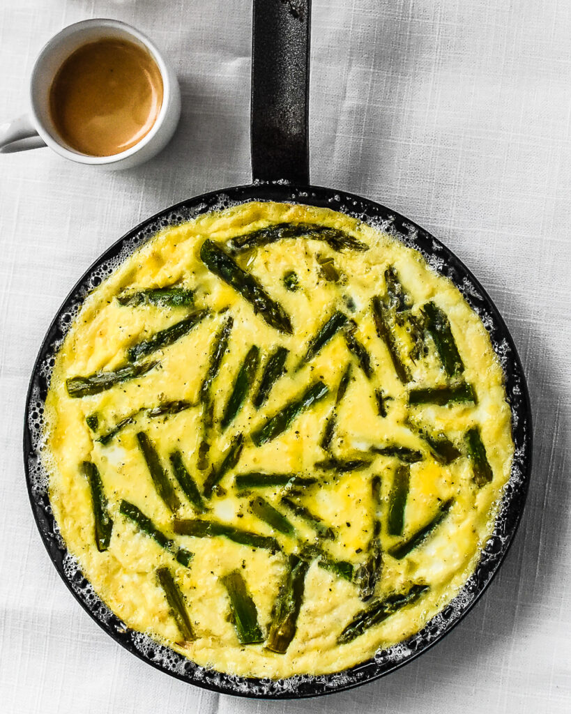 Buttermilk, Shallot and Arugula Frittata