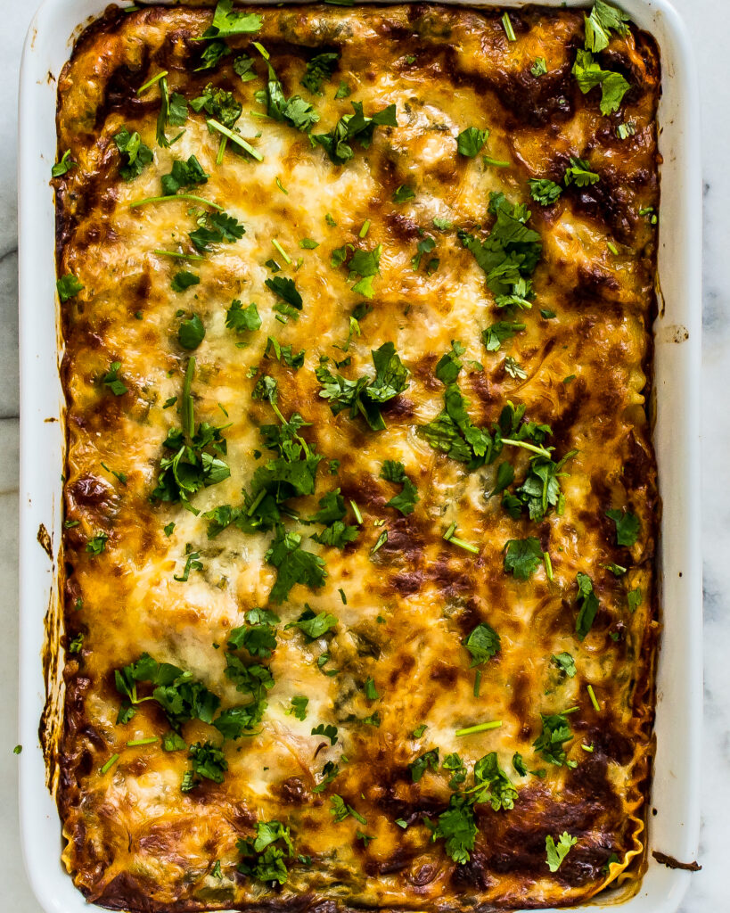 Hatch Green Chile Chicken Lasagna