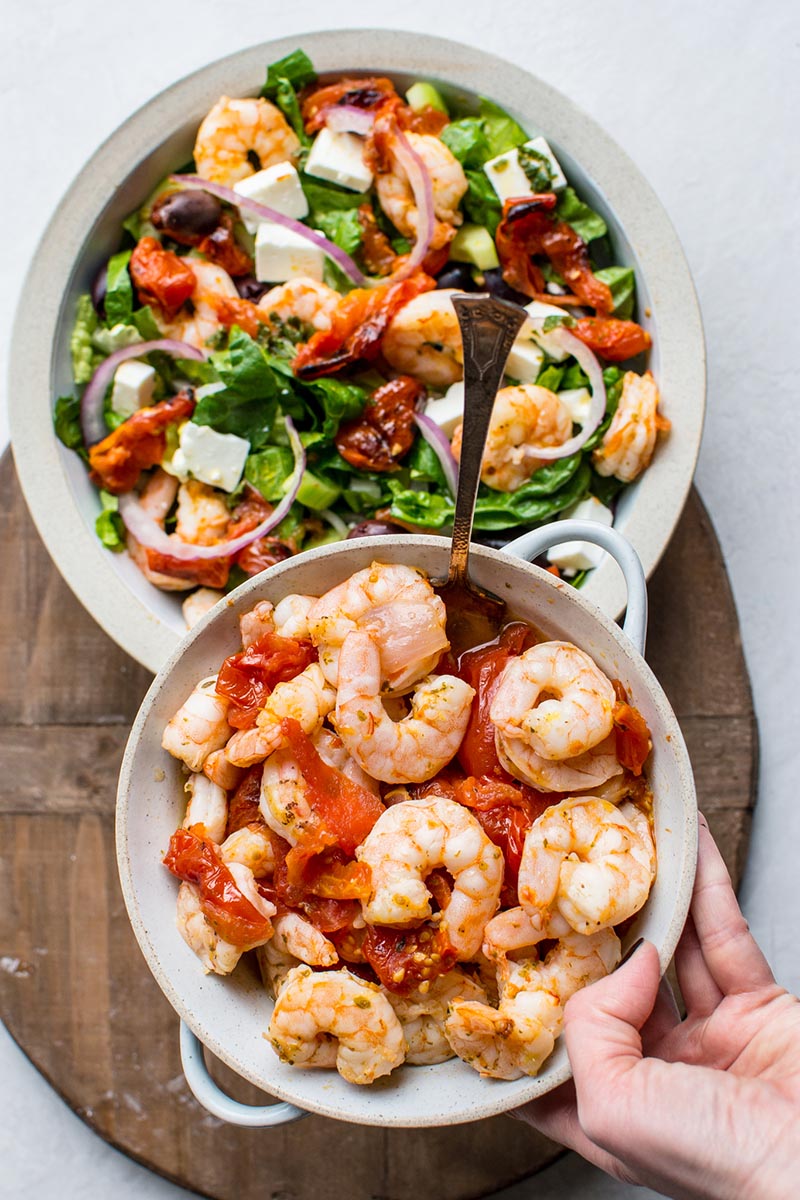 Greek Shrimp Salad