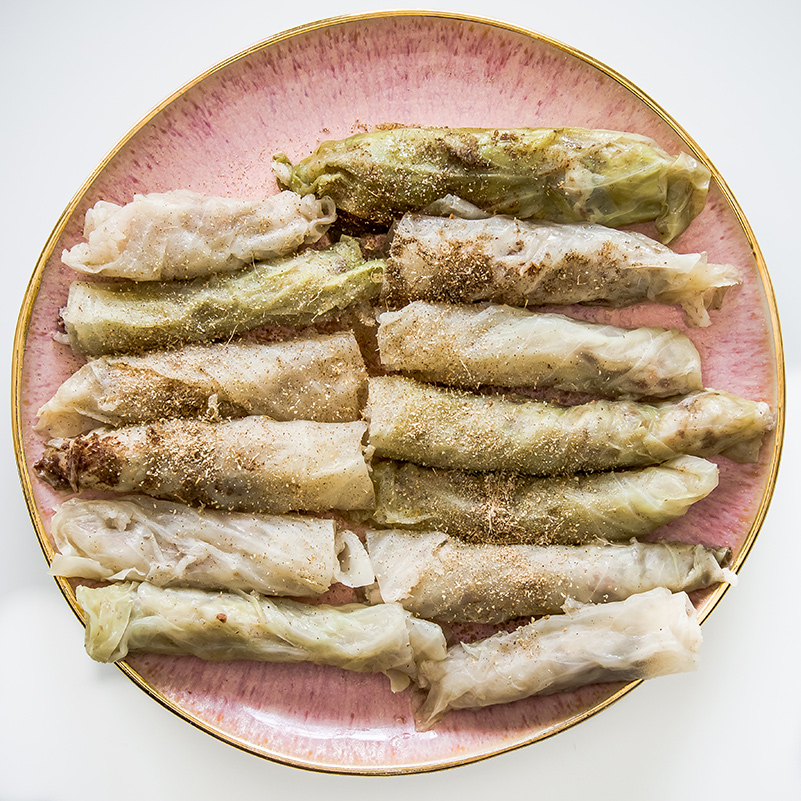 Malfouf (Cabbage Rolls)