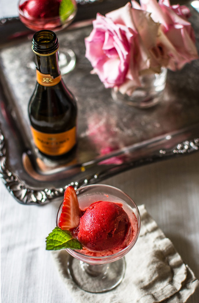 Prosecco and Sorbet