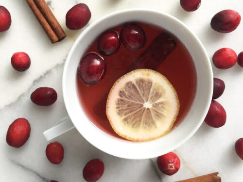 Cinnamon Cranberry Winter Lemonade