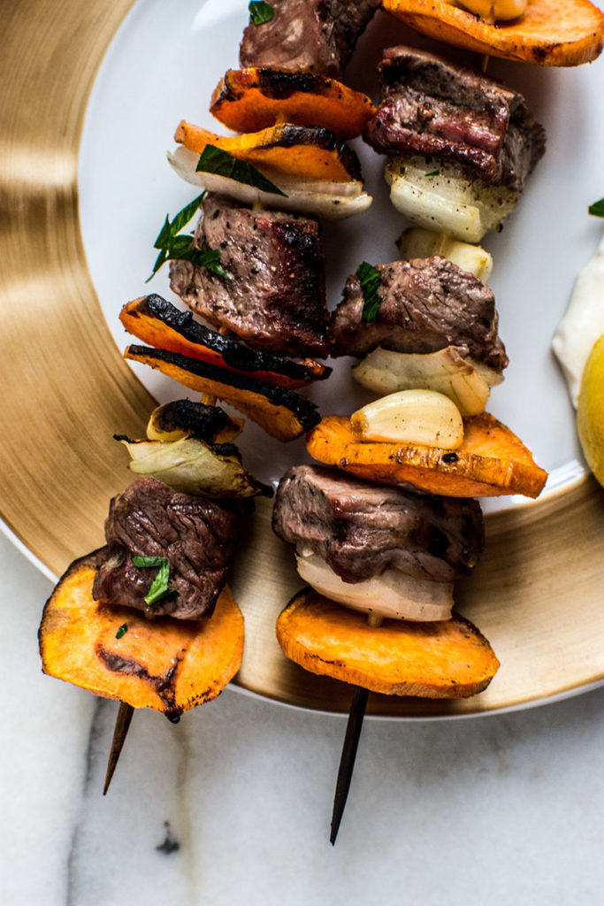 Grilled Sweet Potato Skewers