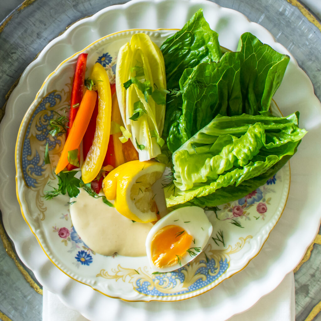 Crudite/ salad  Cecile's Cuisine