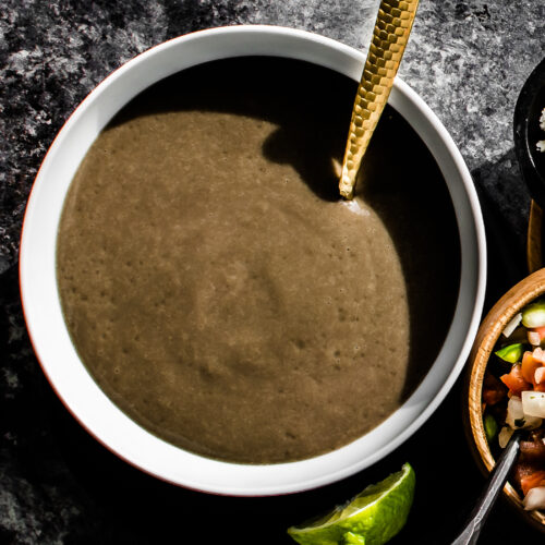 Black Bean Blender Soup Recipe 