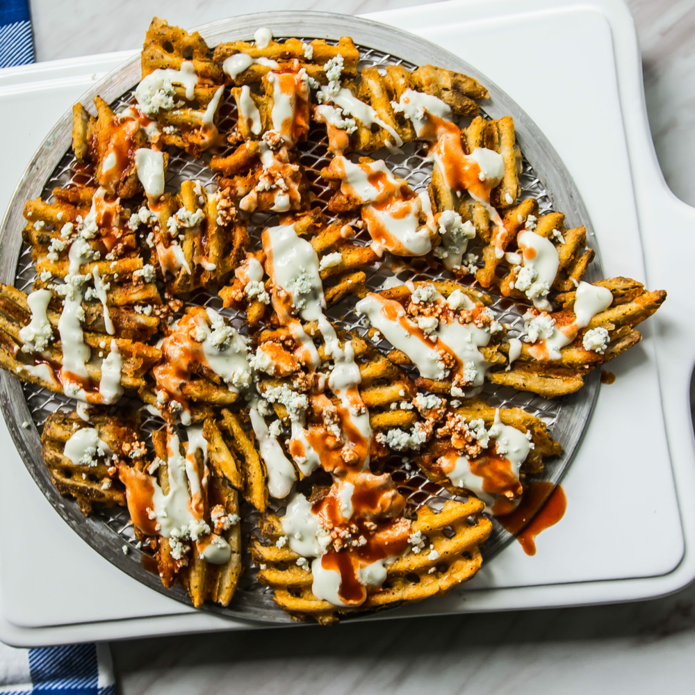 Blue Cheese Waffle Fries