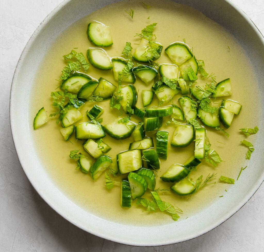 Chilled Cucumber Turmeric Soup