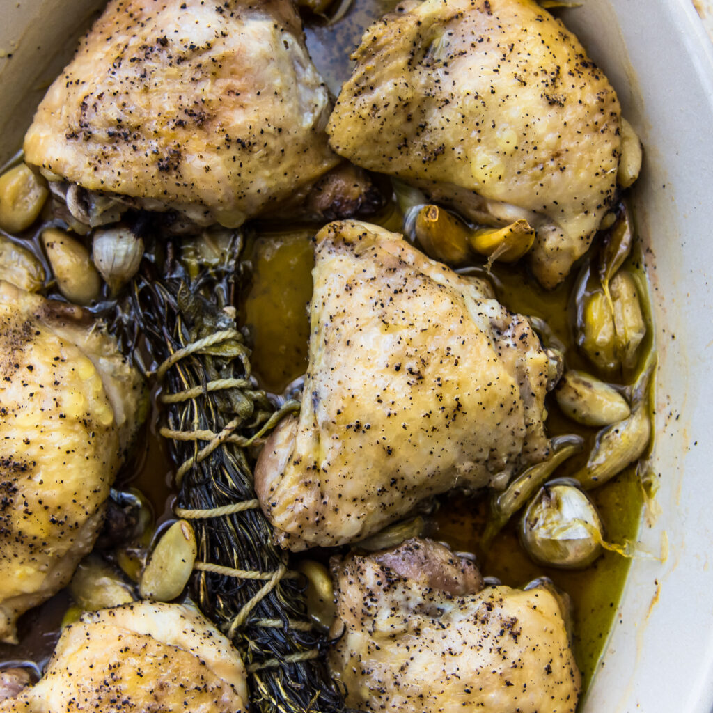 Chicken with 40 Cloves of Garlic