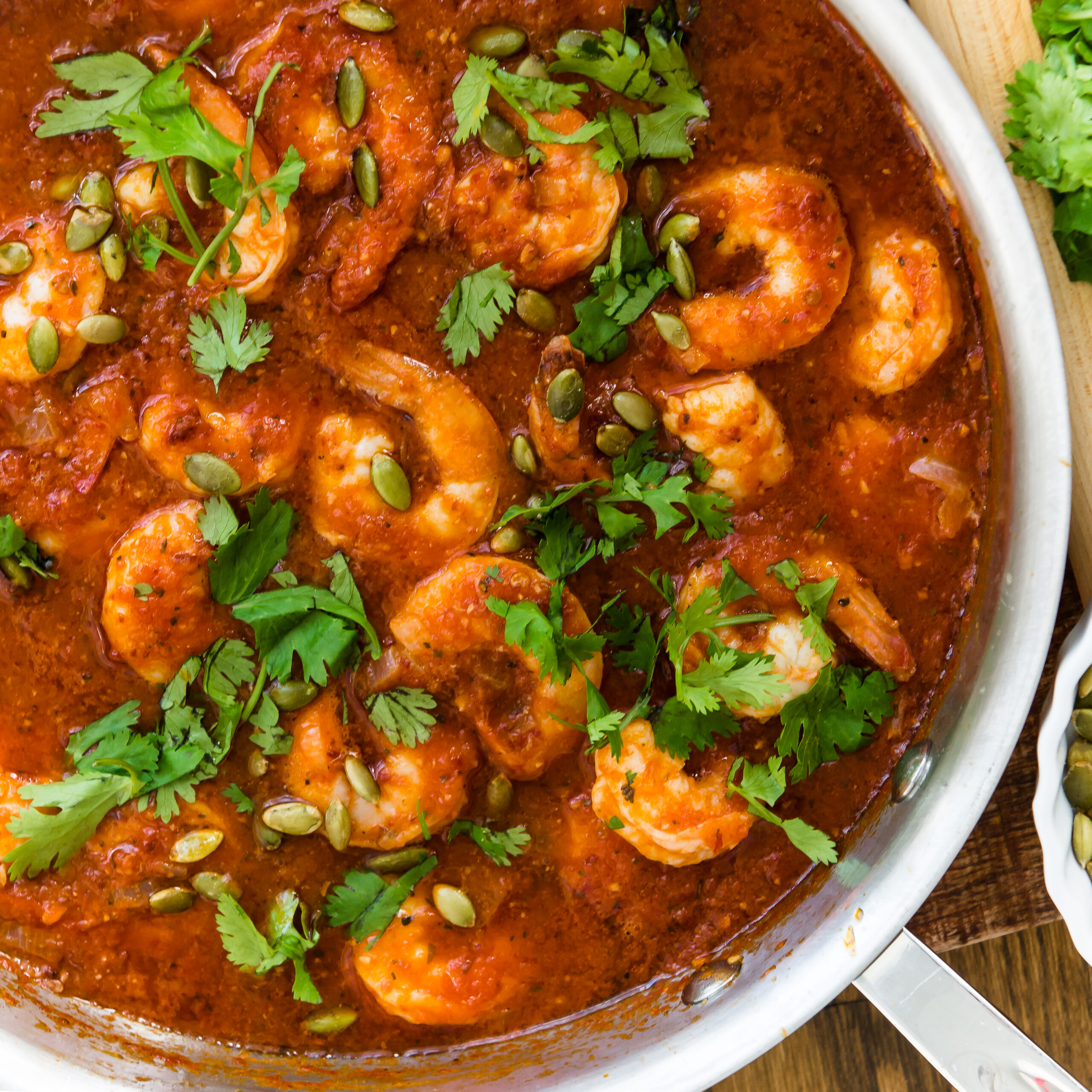 Shrimp in Chipotle Sauce